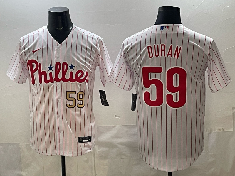 Men 2026 Philadelphia Phillies #59 Duran White Game Nike MLB Jersey 002->chicago white sox->MLB Jersey
